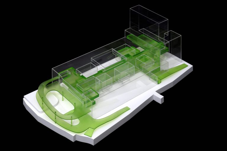 EM2N, Toni-Areal – interior urbanism, 2009, photo: Roger Frei, © the photographer concept model / x-ray model