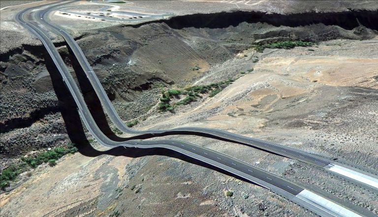 Clement Valla, Postcard from Google Earth (46°42'3.50"N, 120°26'28.59"W), 2010, © the artist topographic model