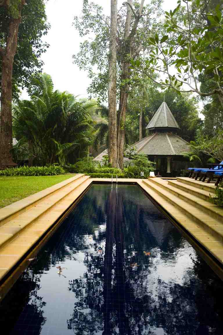 Malesia, settembre 2015. An exclusive accomodation at Pangkor Laut Resort.